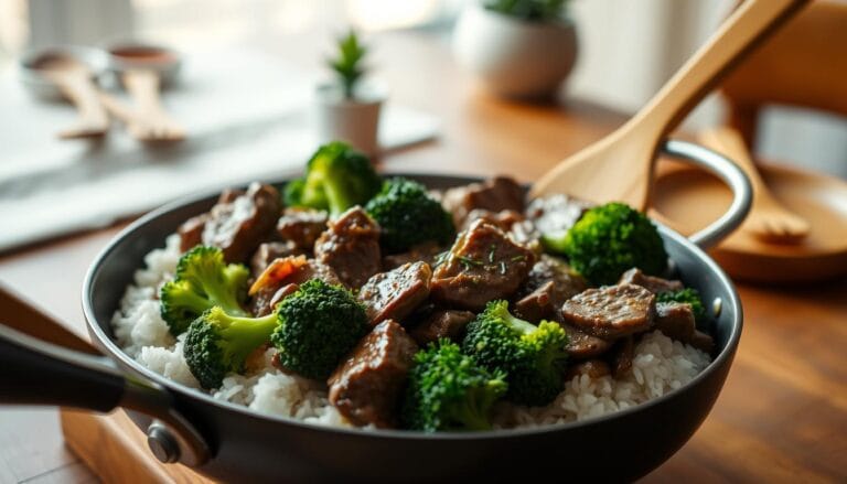 beef and broccoli bowl