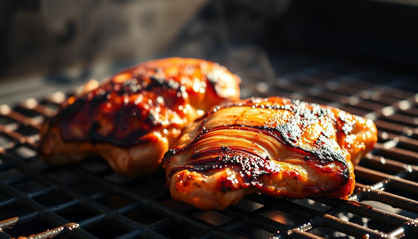 chicken thigh grill time