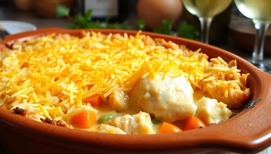 Cheesy Chicken Crock Pot Casserole with Hash Browns Cheesy Chicken Crock Pot Casserole with Hash Browns