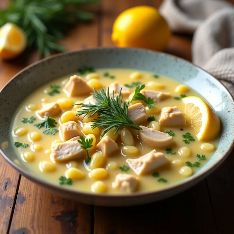 Greek Lemon Chicken Soup