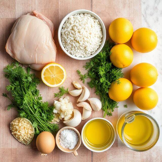 Greek Lemon Chicken Soup